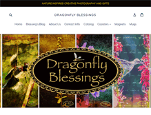 Tablet Screenshot of dragonflyblessings.com